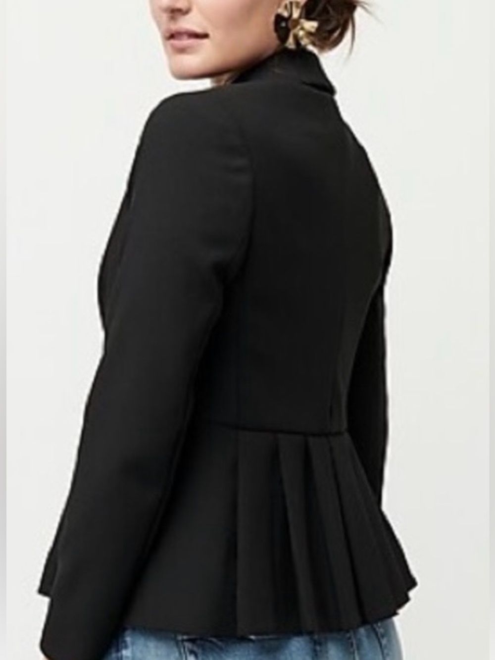 J.Crew Mayfair Blazer Four Season Stretch Back Pleated Blazer Size 4 NWOT